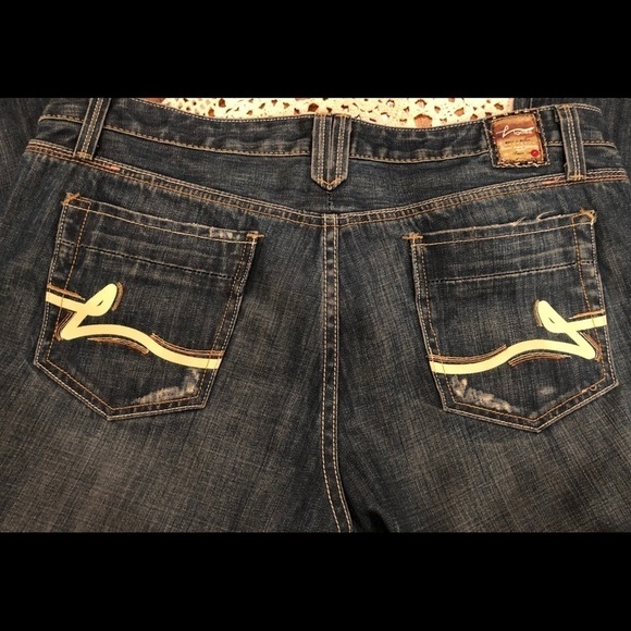 Vigoss Chic & Moda Distressed  Capri Cropped Jean 17Jr. X 26 Casual - Picture 5 of 6